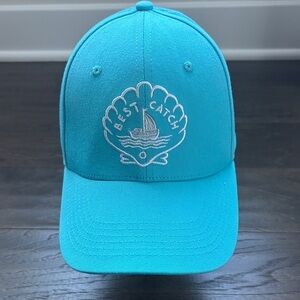 Best Catch Cap/Hat,embroidered seashell,sailboat,water,fishing,summer,nautical